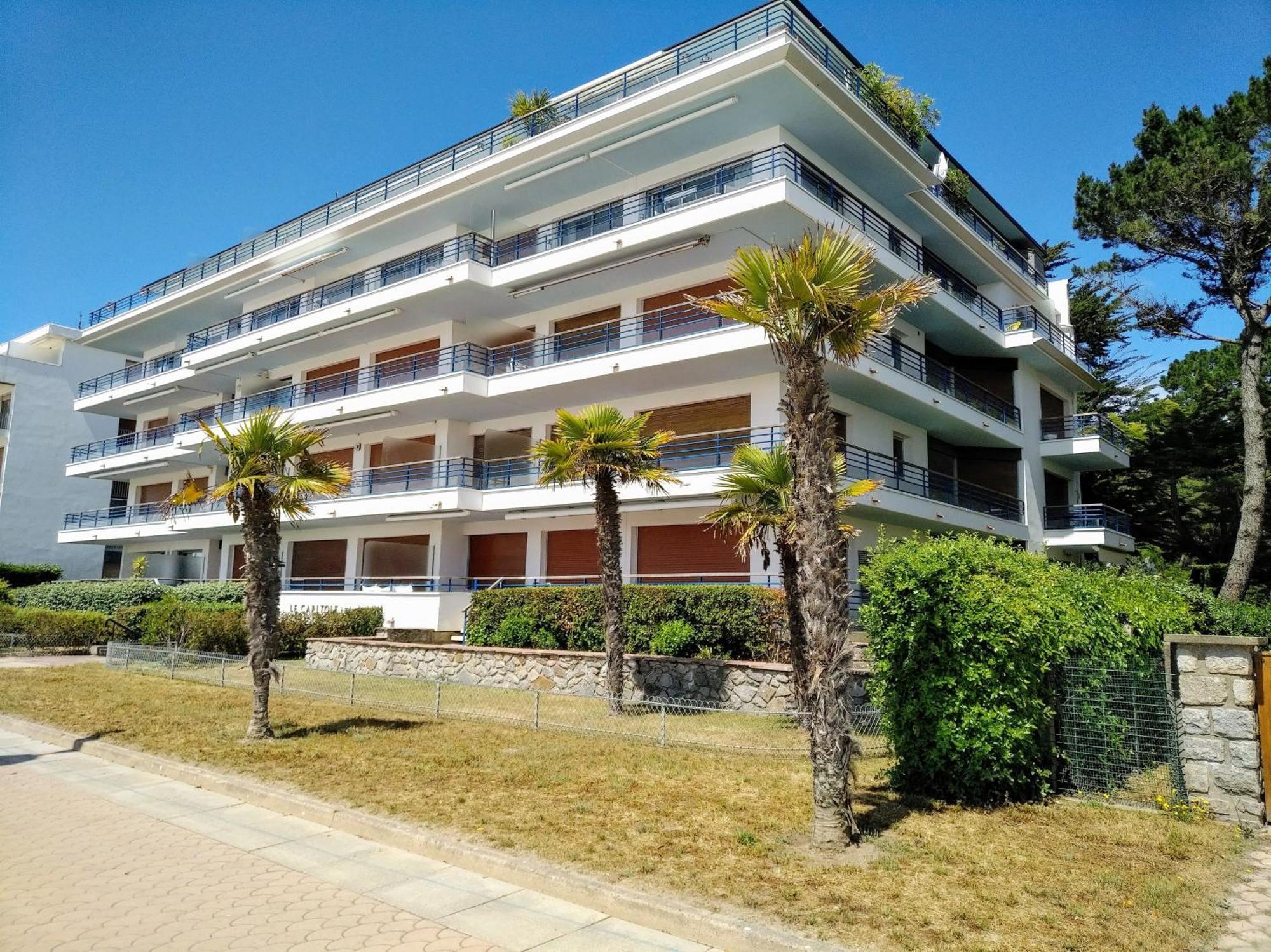 Le Capitole - Studio Plage Benoit Dans Residence Face Mer La Baule-Escoublac Exteriör bild
