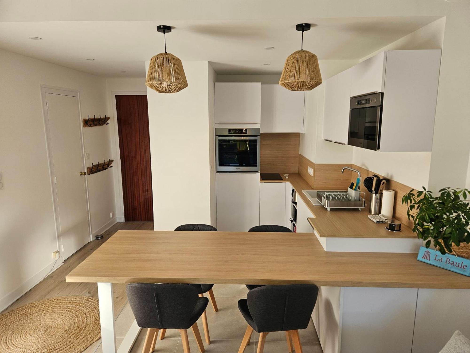 Le Capitole - Studio Plage Benoit Dans Residence Face Mer La Baule-Escoublac Exteriör bild